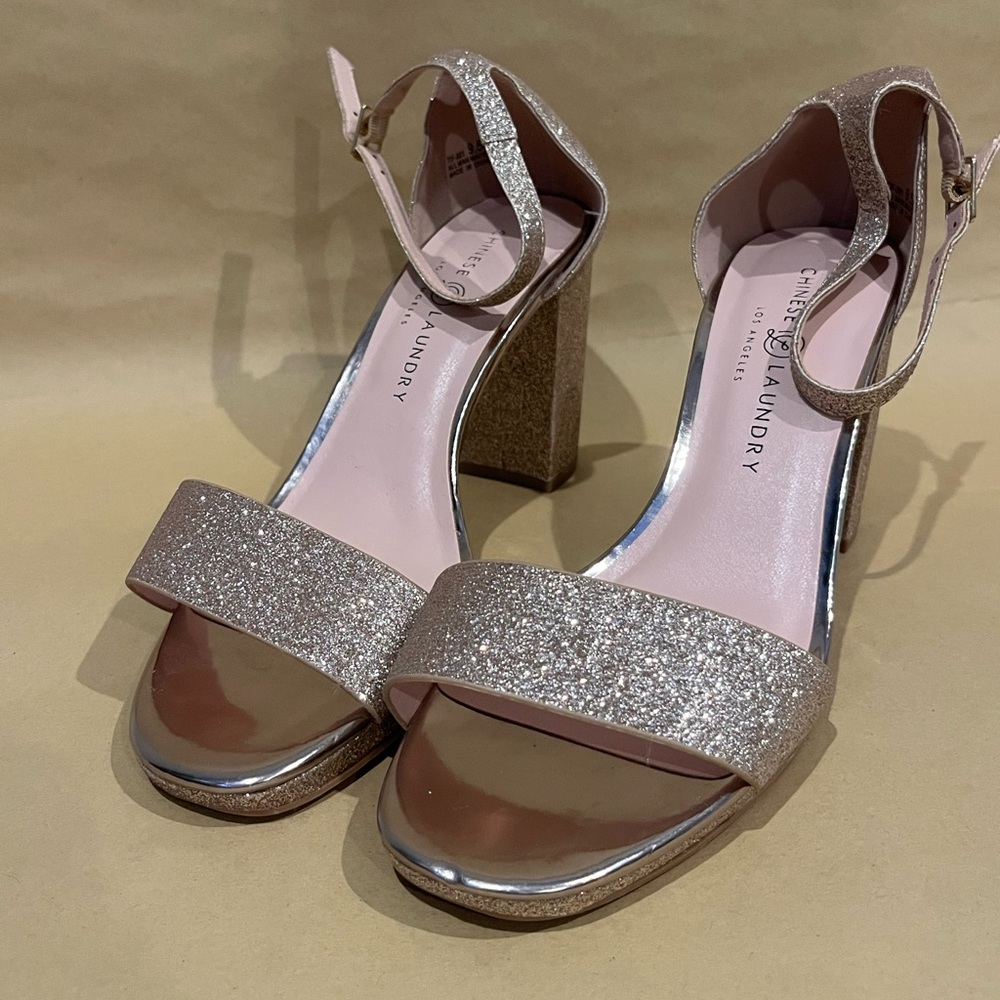 ROSE GOLD HIGH HEELS